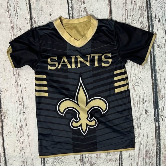 New Orleans Saints NFL Football Reversible Boys Kids Youth Sports Jersey - Picture 1 of 5